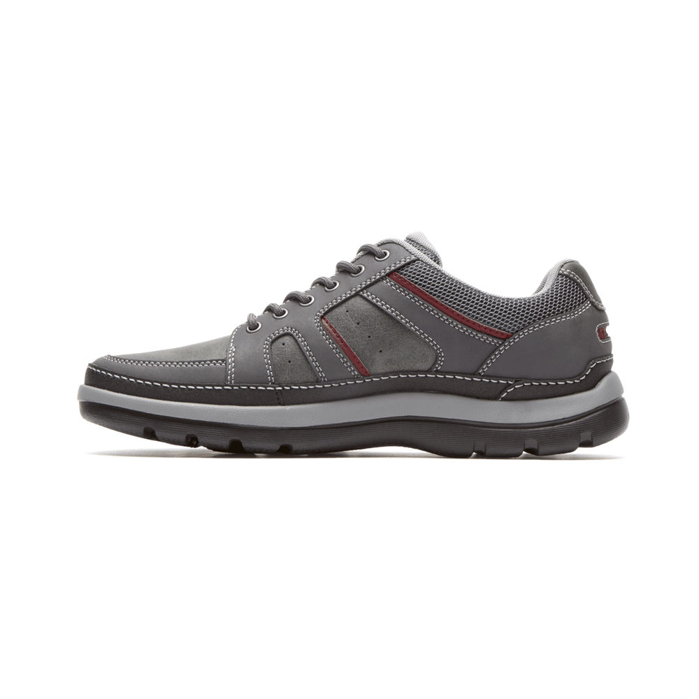 Tenis Rockport Homem Cinzentas Escuro - Get Your Kicks Mudguard Blucher - 97346OECX